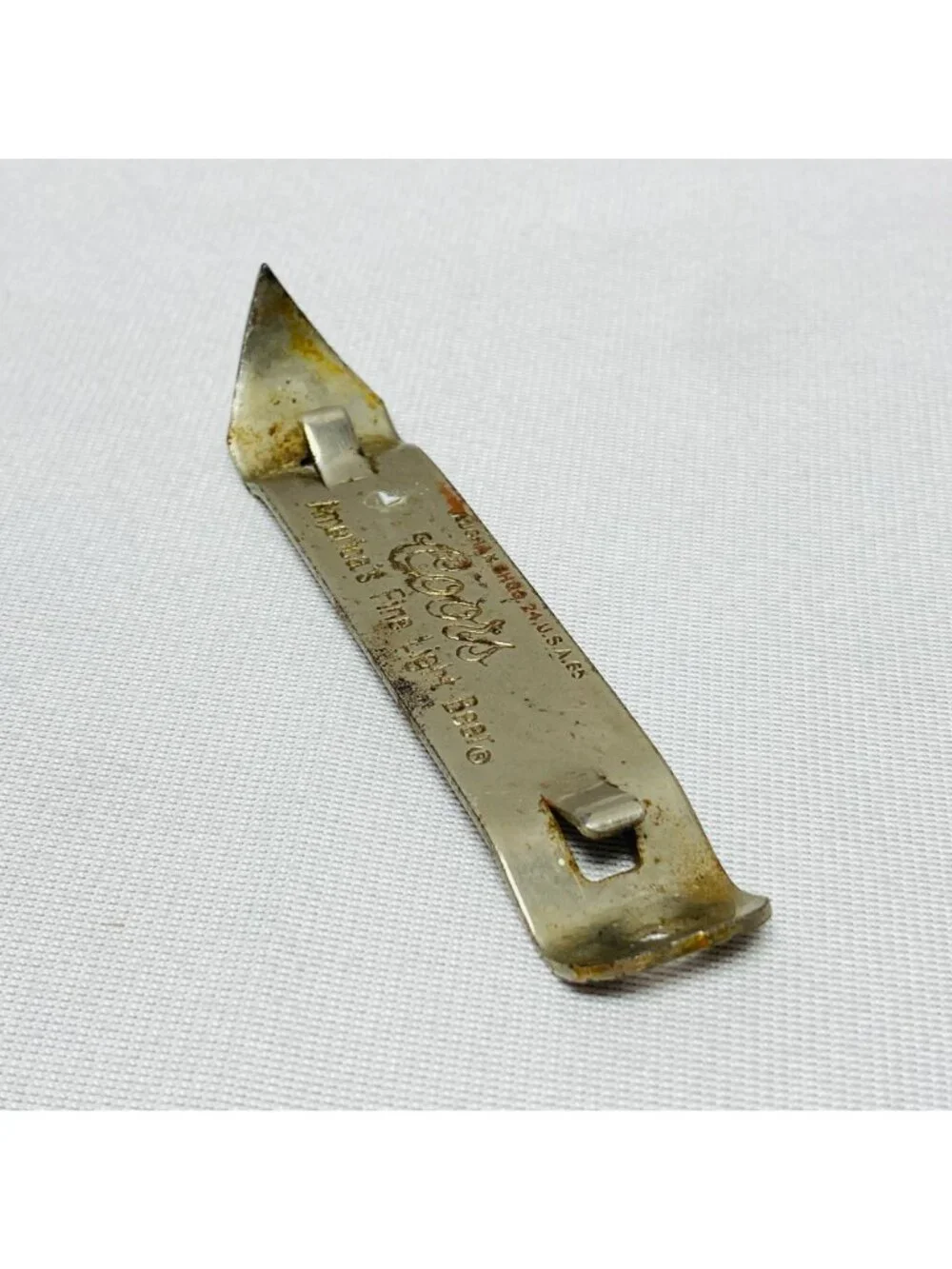 Vintage Coors Beer Metal Bottle Opener Vaughan Chicago USA 3.75